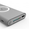 Power bank с беспроводной зарядкой 10 000 mAh серый - 2